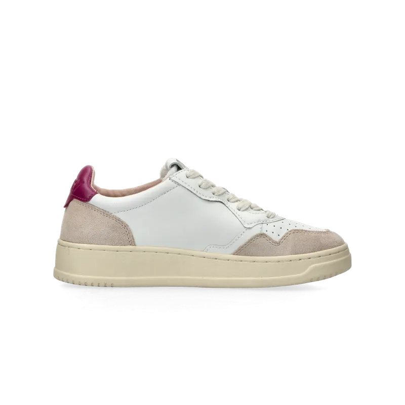 Autry Medalist Low W (leat / suede white / rspb rad) – AULWLS73