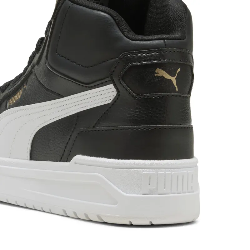 Puma Shuffle Downtown Mid “Puma Black / Puma White / Puma Gold” (403743_03)