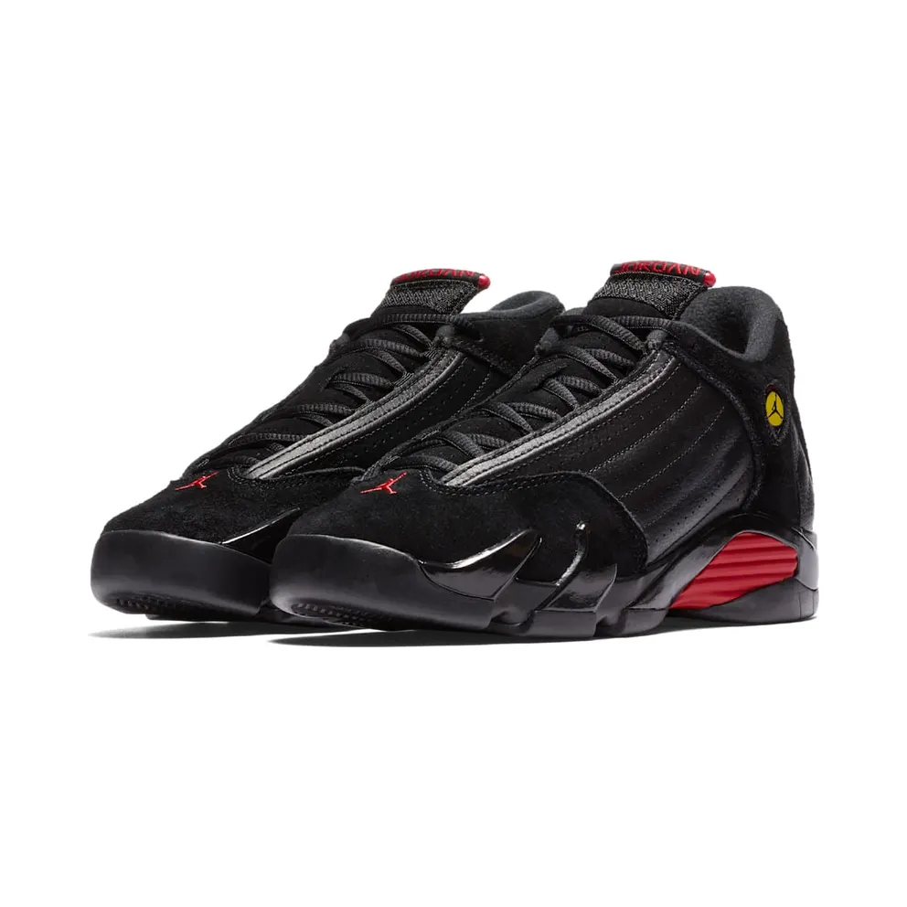 Jordan 14 Retro Last Shot 2018 (GS) Black/Varsity Red-Black (487524-003)