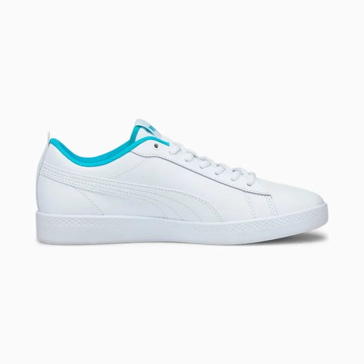 Puma Smash v2 leren Blue/White (36520827)