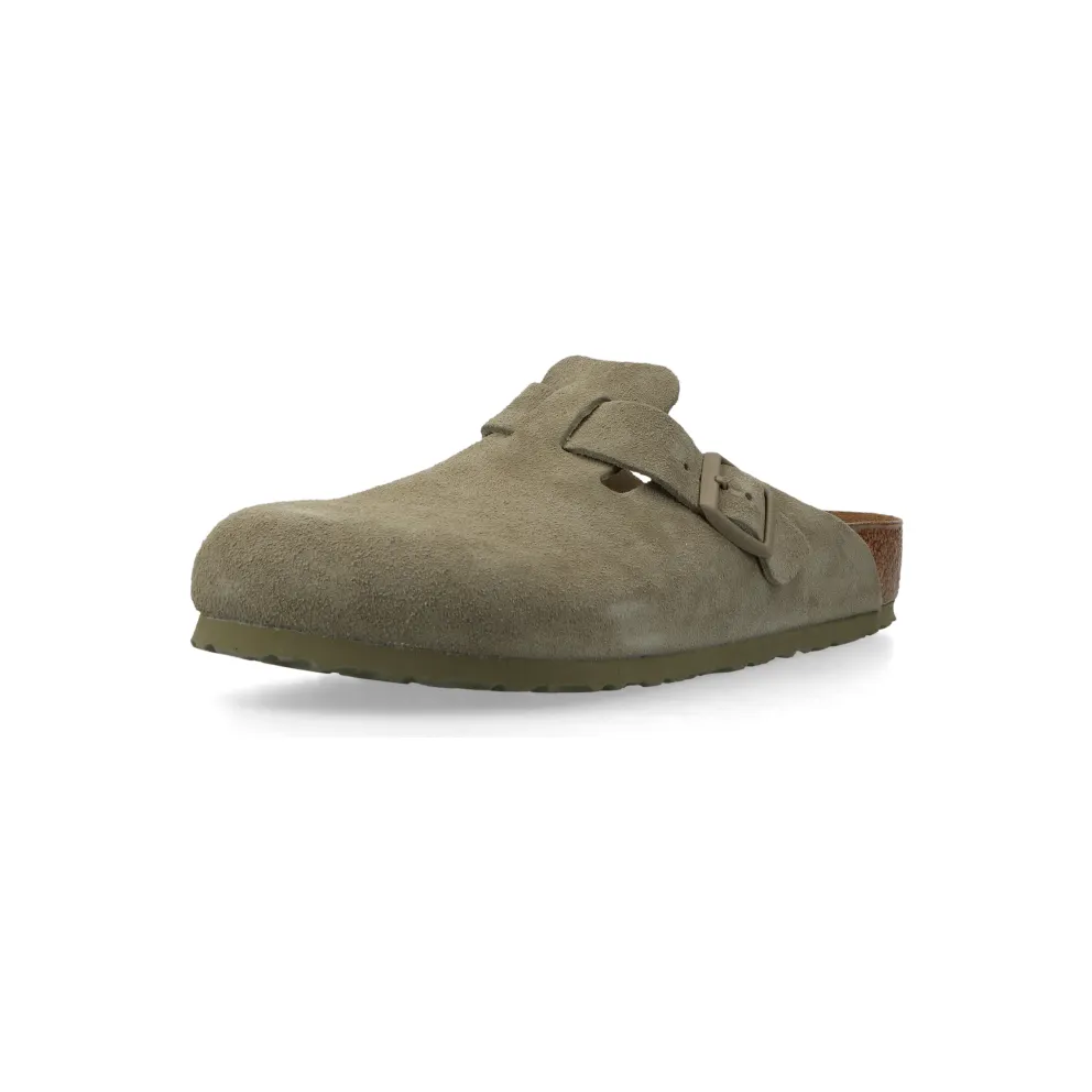 Birkenstock Boston Suede Leather (faded khaki) – 1025788