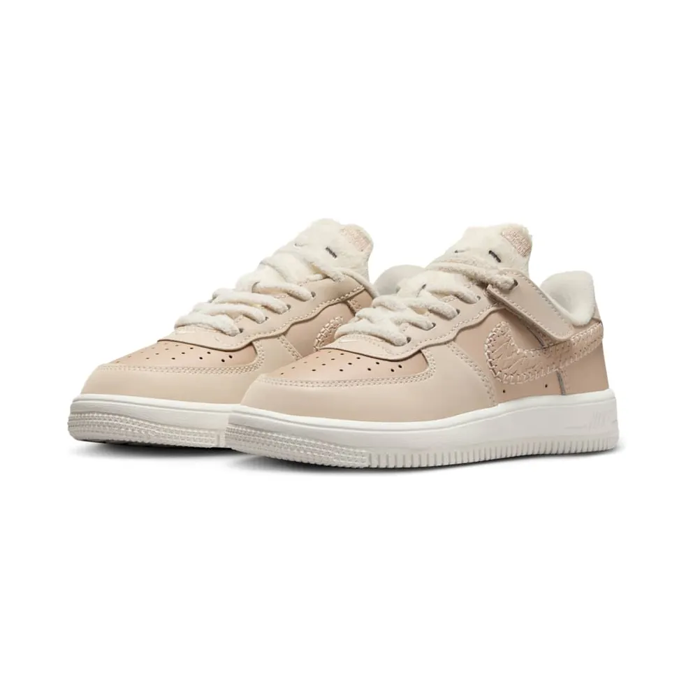 Nike Force 1 Low SE EasyOn PS “Sanddrift Sail Dark Raisin Pale Ivory” (FZ4514-100)