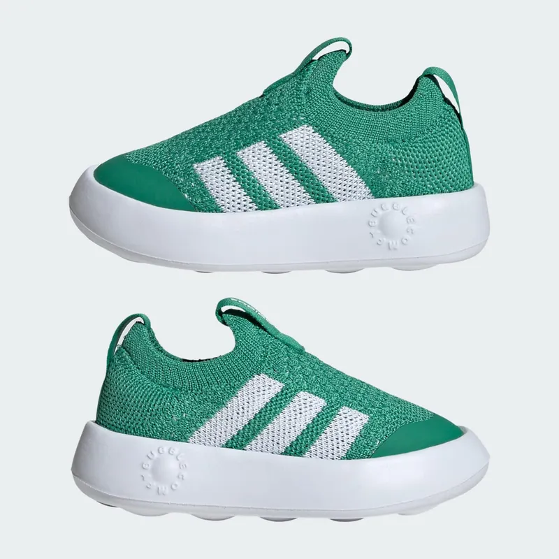 Adidas Bubblecomfy Kids Semi Court Green / Cloud White / Core Black (JI1608)