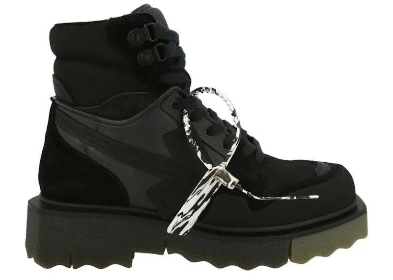 OFF-WHITE Mens Hiking Sponge Sneakerboot Black (OMIA22 8F22LEA 001 00002)