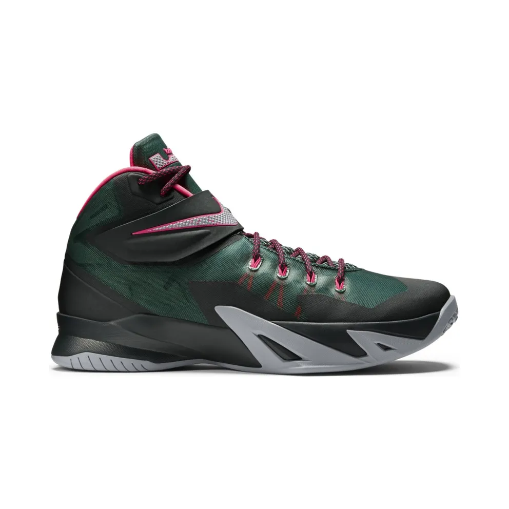 LeBron Soldier 8 Mineral Slate/Seaweed-Magnet Grey-Hyper Punch (653641-363)