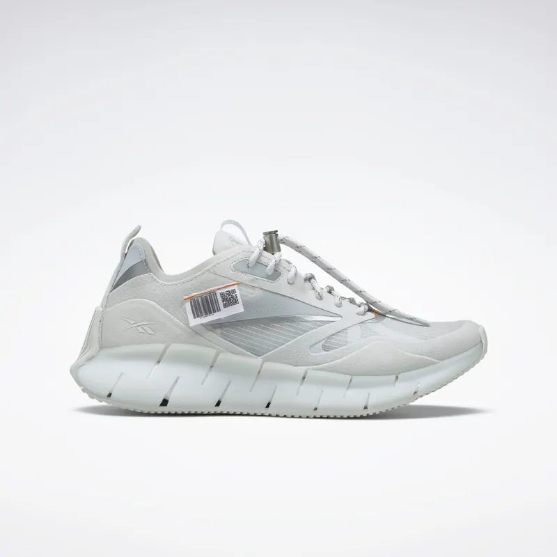 Reebok Zig Kinetica Horizon Schoenen True Grey / White / High Vis Orange