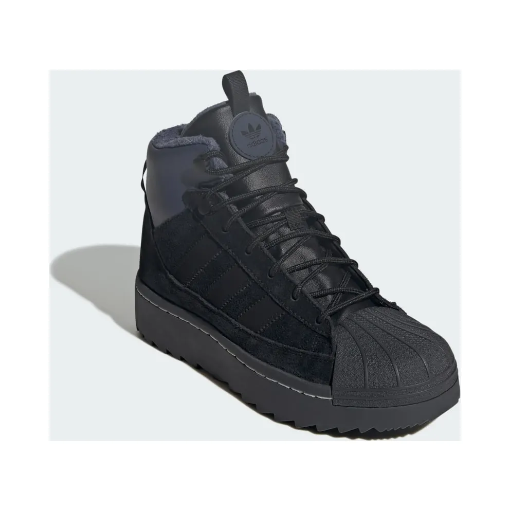 Adidas Superstar Winterized Trek Kids Core Black / Core Black / Carbon (JQ0346)