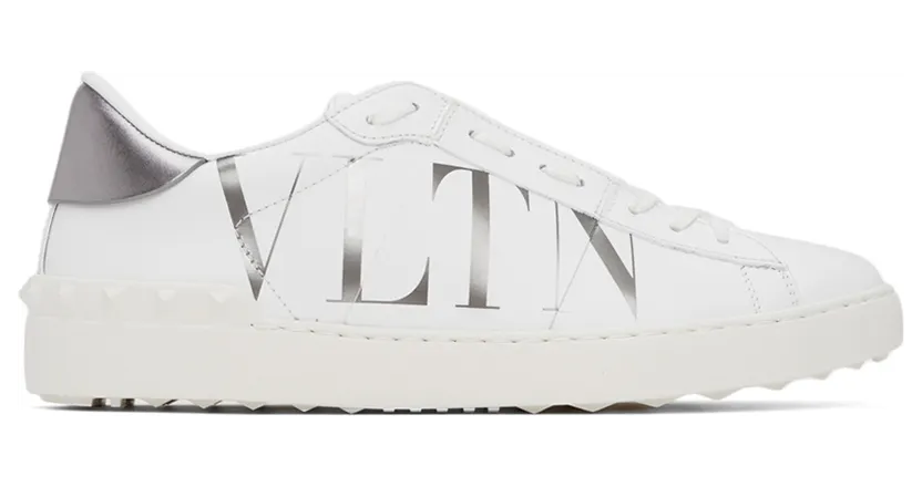 Valentino Garavani Grey & White VLTN Open Sneakers (XY2S0830PST)