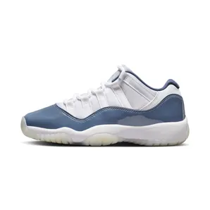 Jordan 11 Retro Low GS “White / Diffused Blue / Football Grey / Midnight Navy” (FV5121-104)