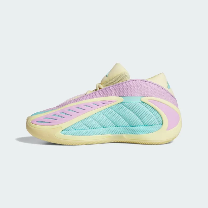 Adidas Anthony Edwards 2 J Almost Yellow / Bliss Lilac / Flash Aqua (JQ9505)