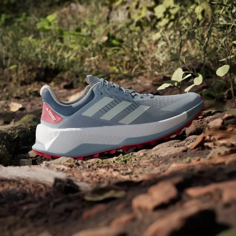 Adidas Terrex Soulstride Ultra Trail Running Magic Grey / Linen Green / Pure Ruby (IH3794)
