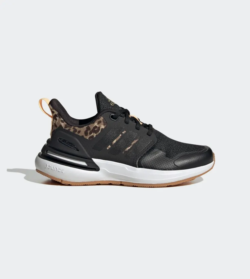 adidas Rapidasport Bounce Sport Running Lace Shoes Core Black / Core Black / Gold Metallic (FZ6346)