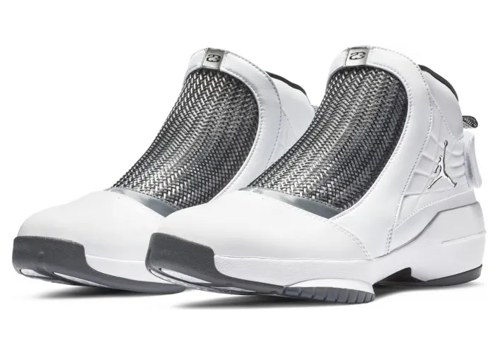 Jordan 19 Retro White Flint Grey