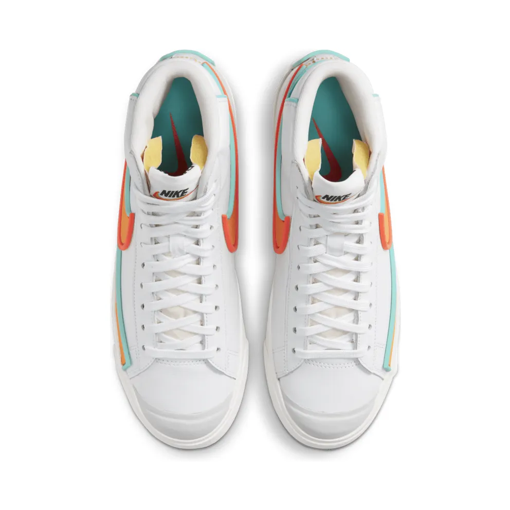 Nike Blazer Mid 77 Infinite Kumquat (W) White/Aurora Green/Bright Crimson (DC1746-100)