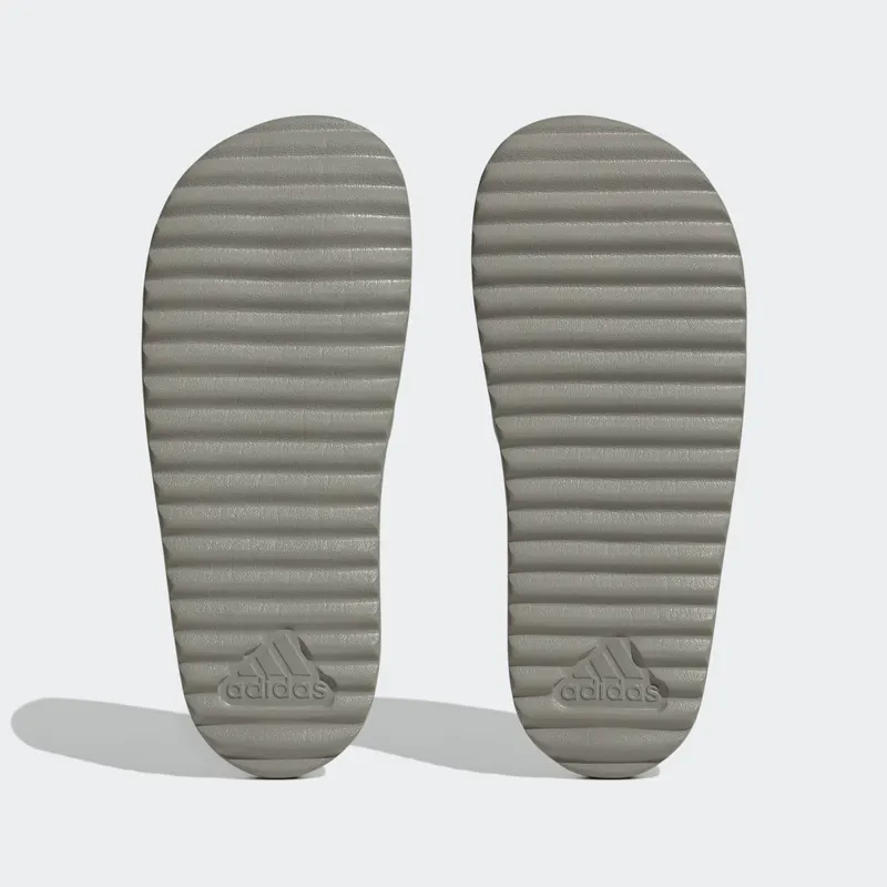 adidas Adilette Platform Slides Silver Pebble Olive Strata (HQ6180)