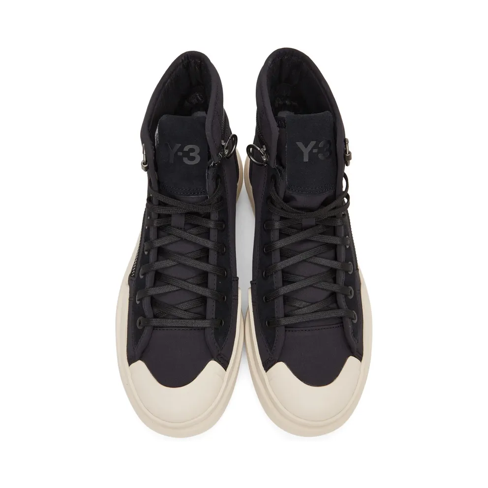 Adidas Y-3 Ajatu Court High Black / Black / Bliss (GW8618)