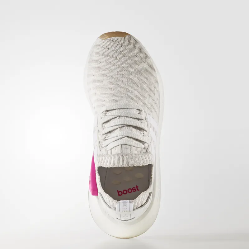 adidas NMD R2 Running White Shock Pink (W) Running White/Running White/Shock Pink (BY9954)