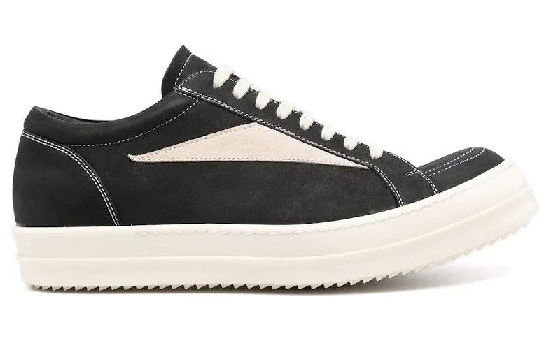 Rick Owens Porterville Vintage Low Black Milk Nubuck (RR02D6897LWNLVS-911)
