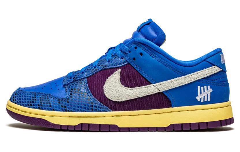 Nike x Undefeated Dunk Low SP vs. AF1 (2021) – “Royal / Purple-white” (DH6508-400)