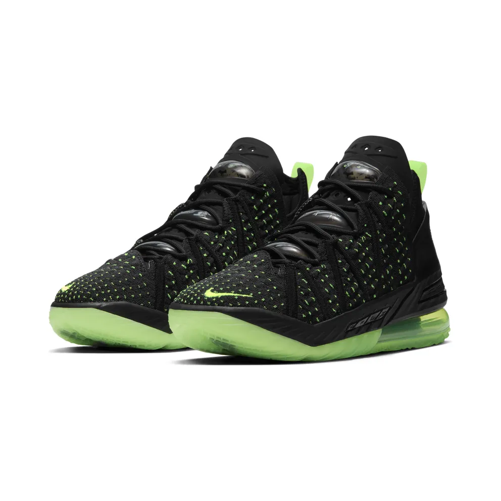 LeBron 18′ Black/Electric Green’ Basketball Black (CQ9283-005)