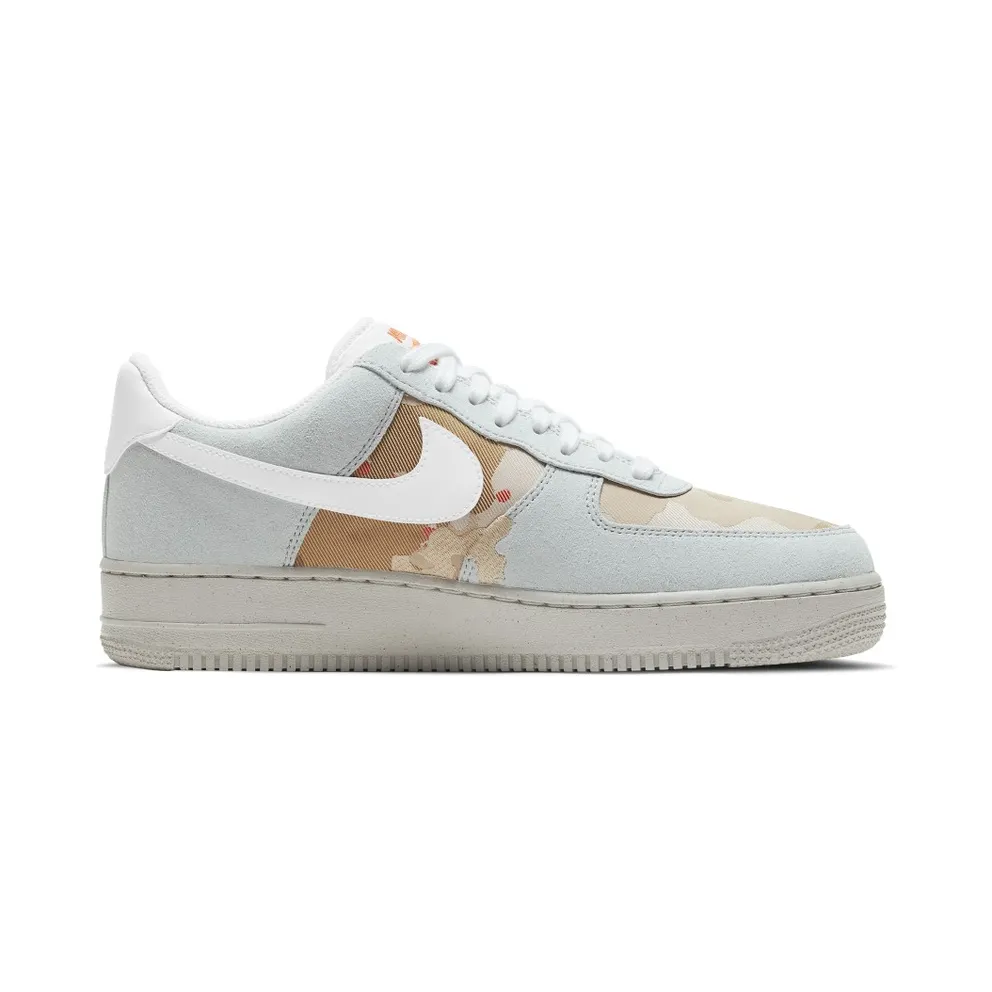 Nike Air Force 1 Low ’07 LX Embroidered Desert Camo Photon Dust/Photon Dust-Team Orange (DD1175-001)
