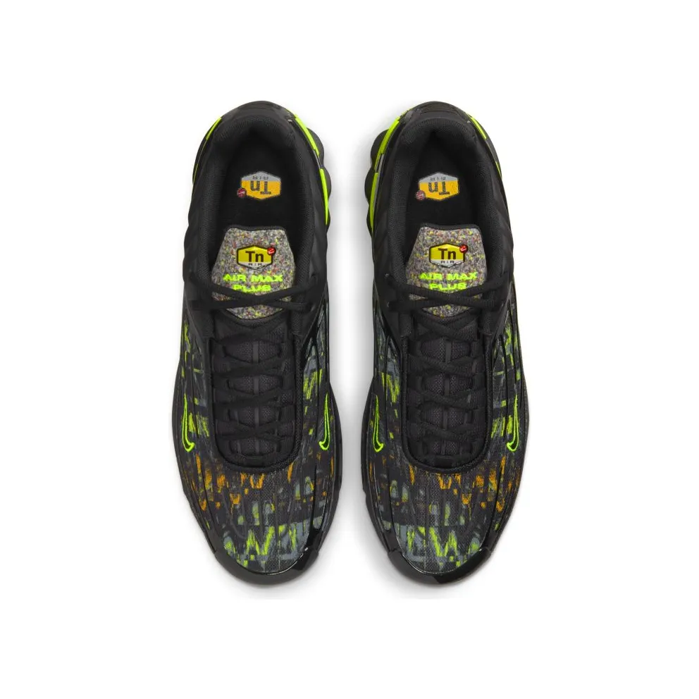 Nike Air Max Plus 3 “Black / Brigade Blue / Hazel Rush / Volt” (DM9097-001)