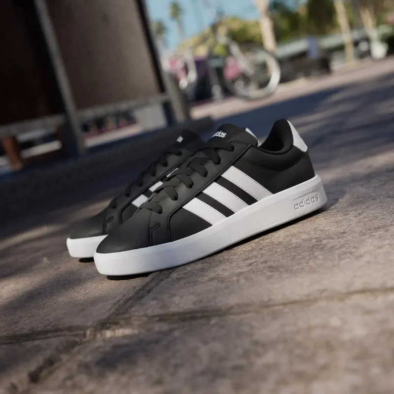 Adidas GRAND COURT 3.0 Shoes JUNIOR Core Black / Cloud White / Cloud White (JP9366)