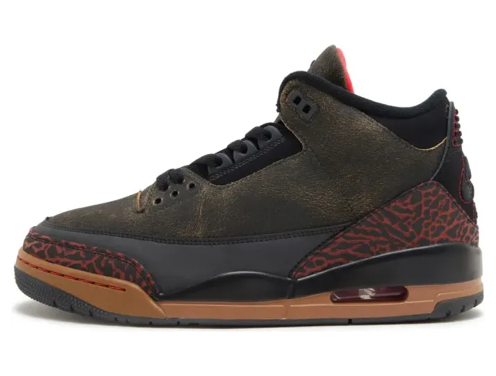 Air Jordan 3 – Not Nice – “Black / Black / Challenge Red / Off Noir / Elemental Gold” (IF4396-001)