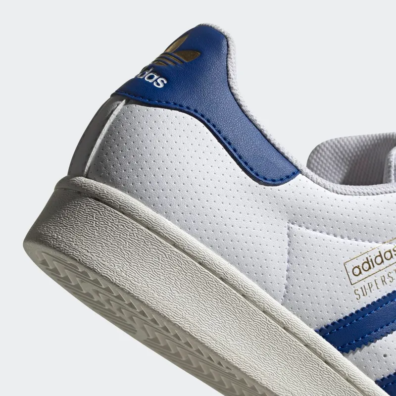 Adidas Superstar Cloud White / Collegiate Royal / Gold Metallic (FX2724)