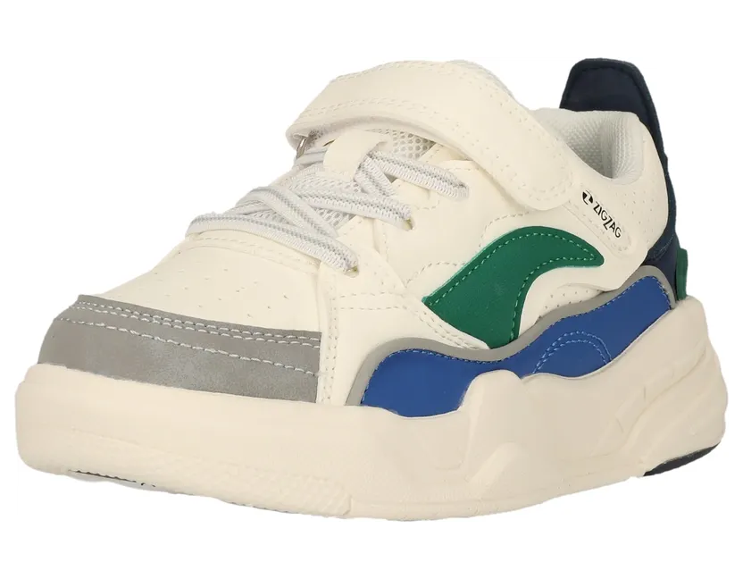 Zigzag sneaker Crème / Blauw / Grijs / Donkergroen (Z244211-2026)