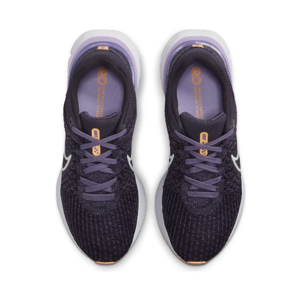 Nike React Infinity Run Flyknit 3 Road Running Purple (DD3024-502)