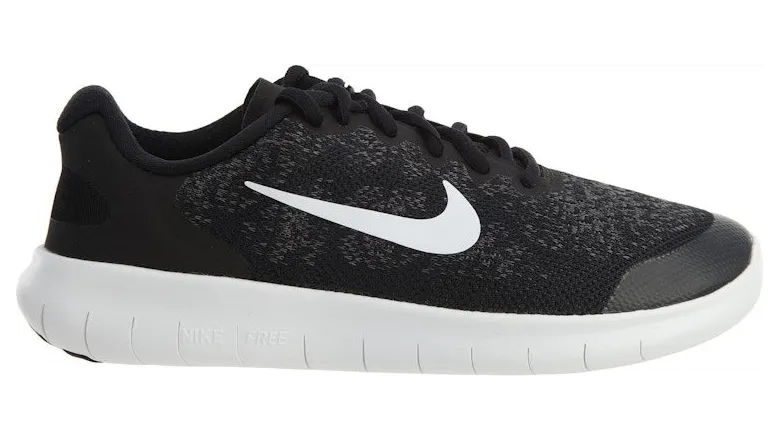Nike Free Rn 2017 Black White Dark Grey (904255-002)