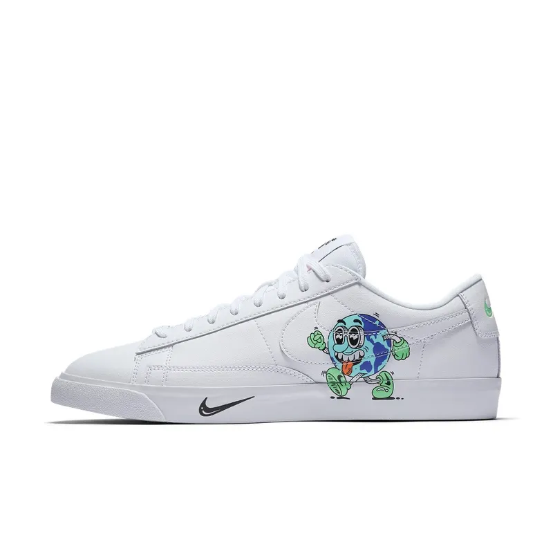 Nike Blazer Flyleather Steve Harrington Earth Day (2019) White/White-White (CI5546-100)