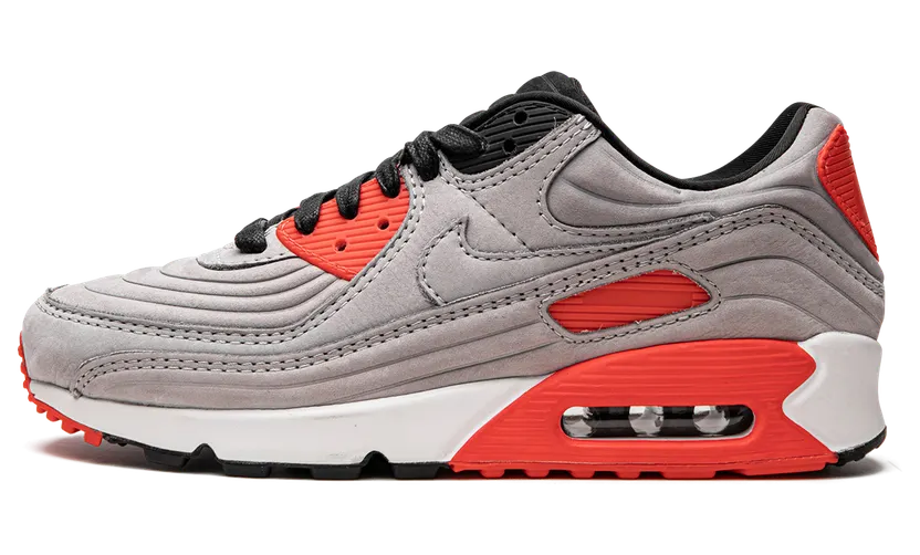 Nike Air Max 90 QS Lux Night Silver Bright Crimson (2020) (CZ7656-001)