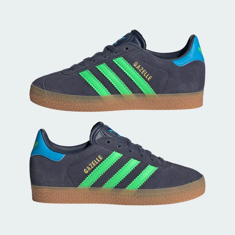 adidas Gazelle Shadow Navy Screaming Green (IH6471)