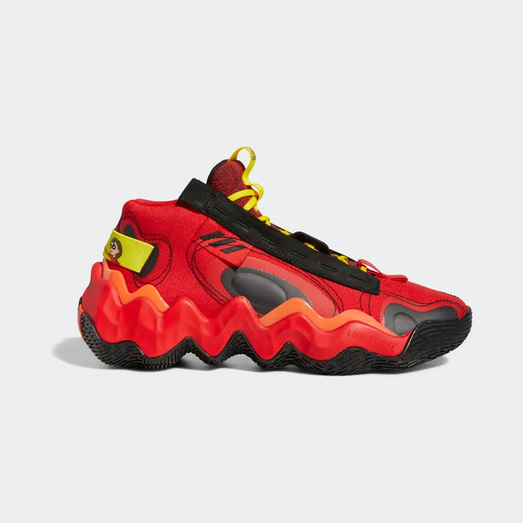 adidas Exhibit B Candace Parker Mid Vivid Red / Core Black / Team Yellow (GZ2379)
