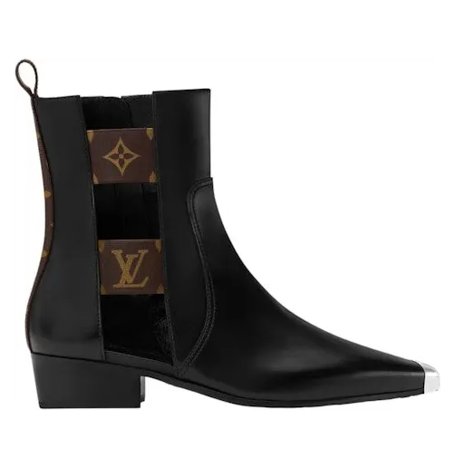 Louis Vuitton Devon Ankle Boots Black (1AISBQ)