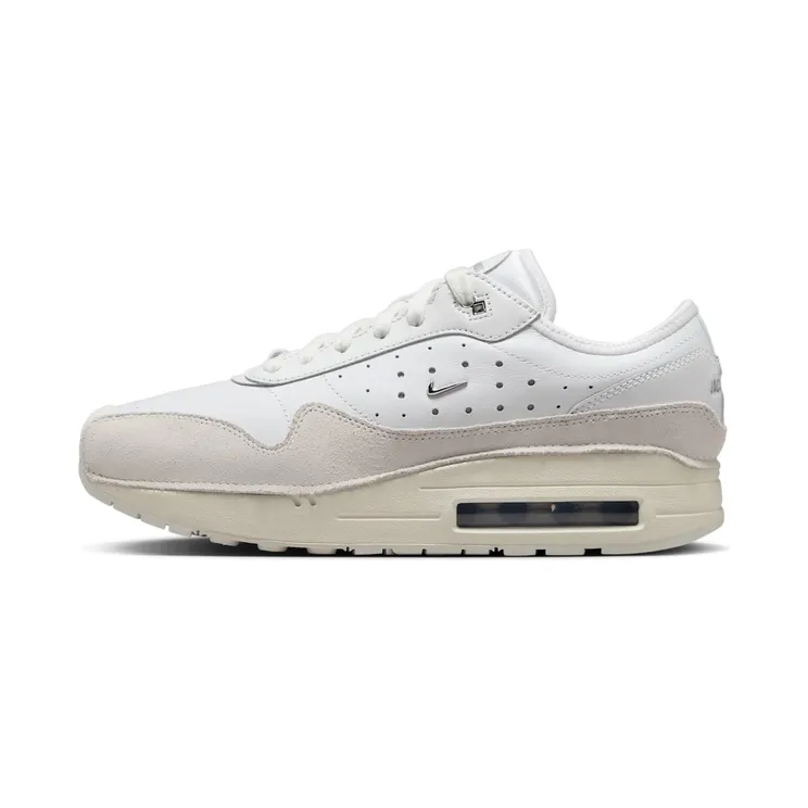 Air Max 1 ’86 JACQUEMUS+NIKE Mystic Red “Summit White / Sail / Metallic Silver” (HM6690-100)