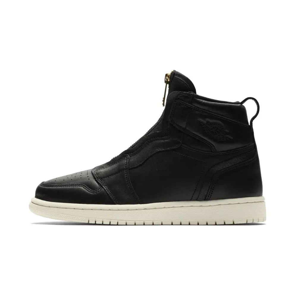 Jordan 1 Retro High Zip Black Sail (W) Black/Sail-University Red (AQ3742-016)