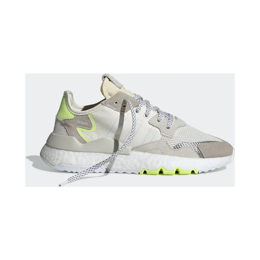 adidas Nite Jogger Off White Hi Res Yellow (W) Off White/Cloud White/Hi-Res Yellow (CG6098)