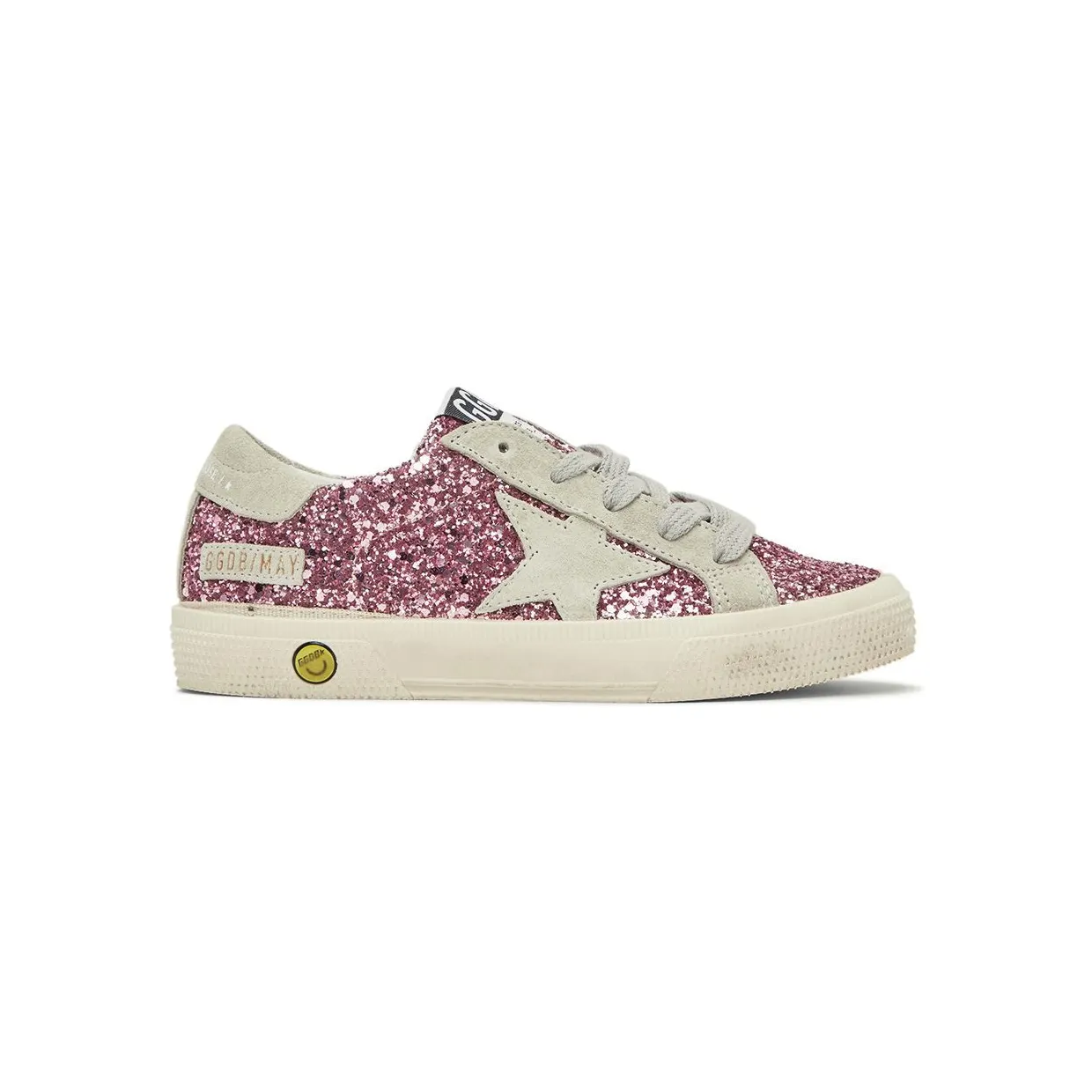 Golden Goose Kids Pink Glitter May Sneakers (GYF00112.F002813.25623)