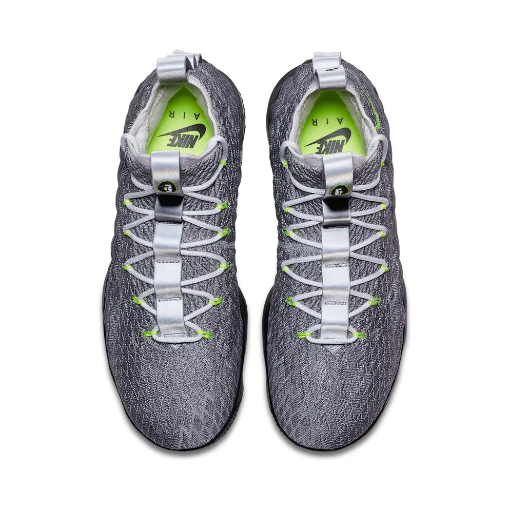 Nike LeBron 15 Air Max 95 Cool Grey/Neon Yellow (AR4831-001)