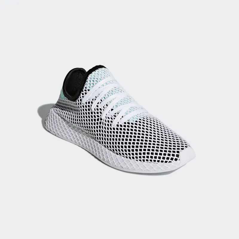 adidas Deerupt Core Black Easy Green Core Black/Easy Green/Footwear White (B28076)