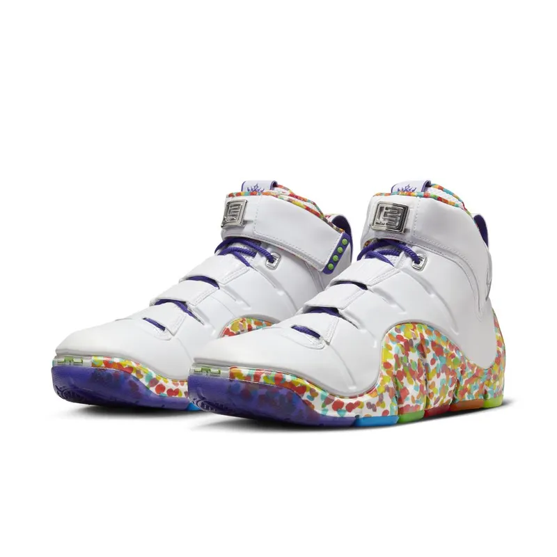 Nike LeBron IV White/Mean Green/Varsity Purple/True Red (DQ9310-100)