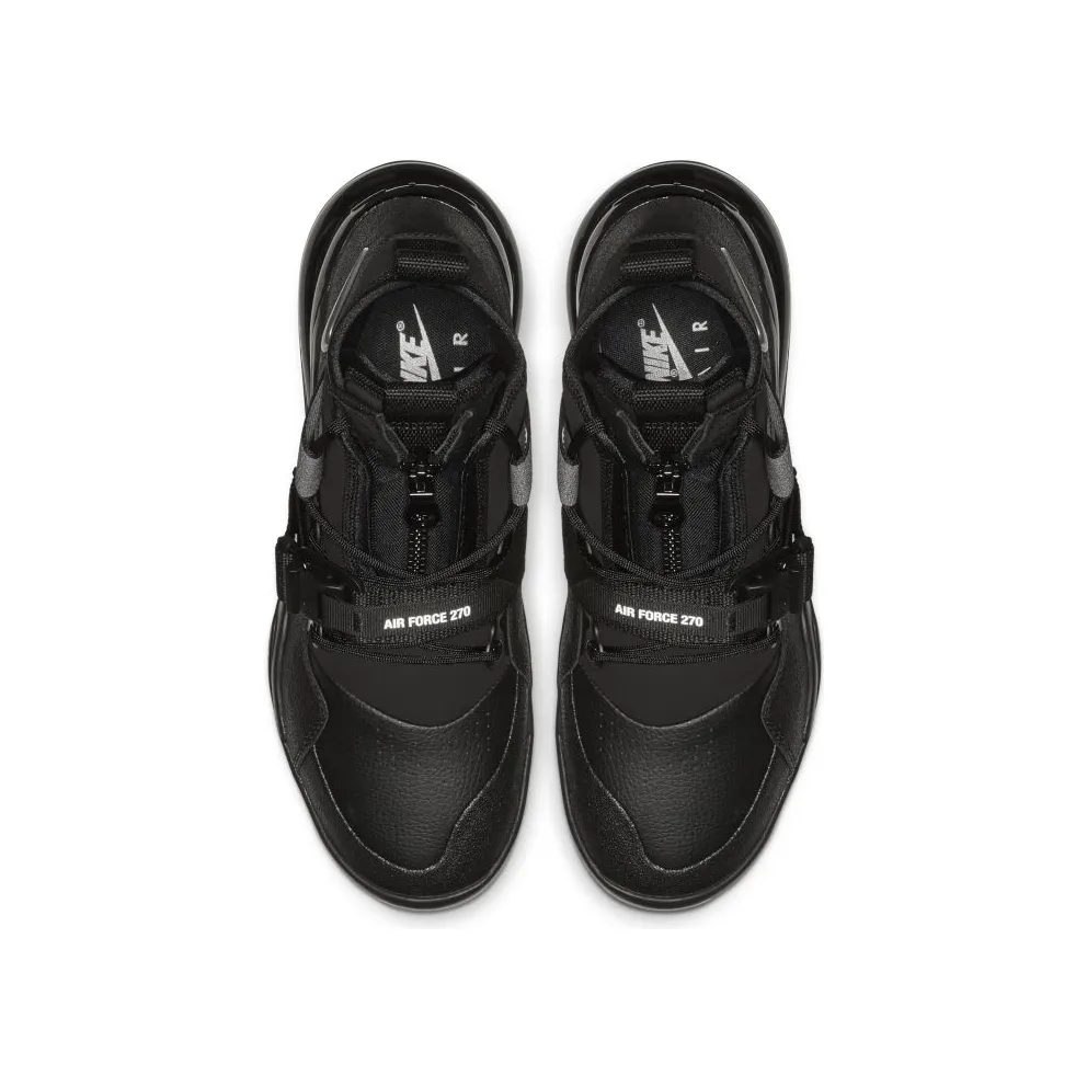 Nike Air Force 270 Utility Black Metallic Silver Black/Black-Metallic Silver (AQ0572-002)