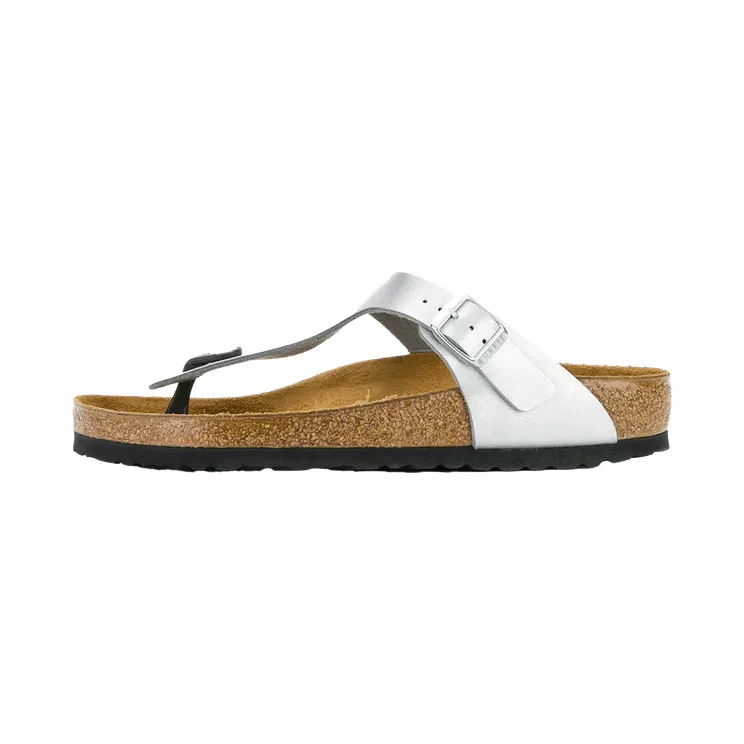 Birkenstock Gizeh “Birko-Flor – Silver” (0043851)