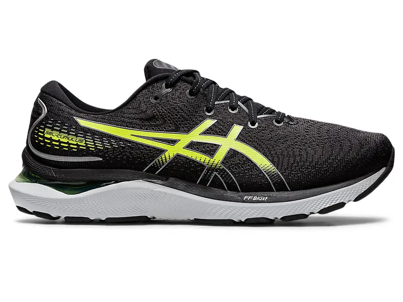 Asics GEL-CUMULUS 24 Black/Hazard Green (1011B366.002)