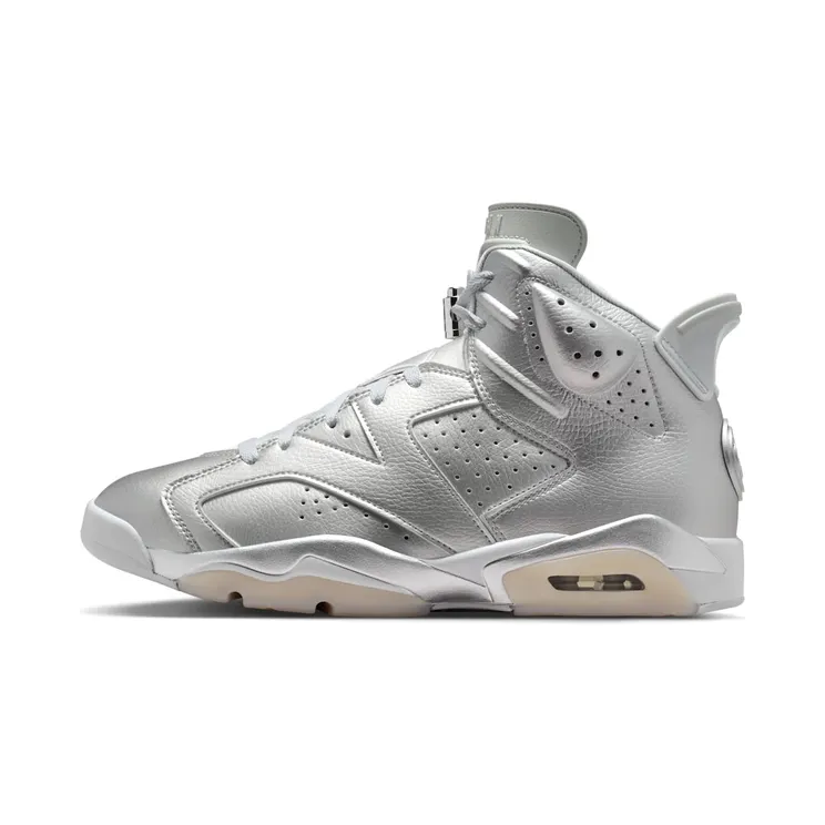 Jordan 6 Retro PSG Paris Saint-Germain “Metallic Silver / Pure Platinum / Oil Grey” (IQ5135-001)