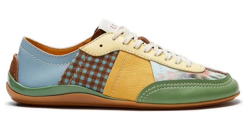 Lili Curia Zola met patchwork “Green” (LC610218XM)