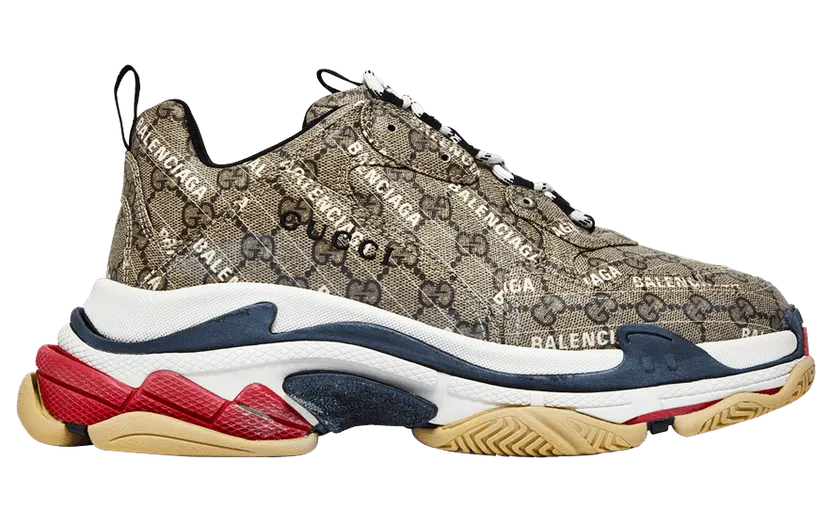 Gucci x Balenciaga The Hacker Project Triple S Beige (681066ULZ10 9795)